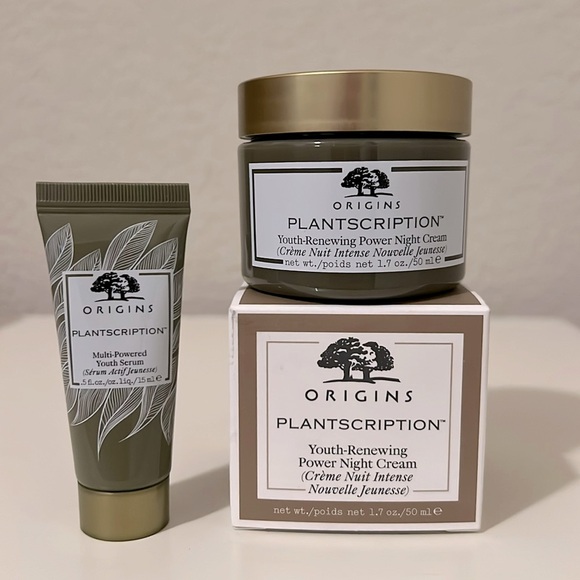 New Origins Plantscription Youth Renewing Power Night Cream & Serum
